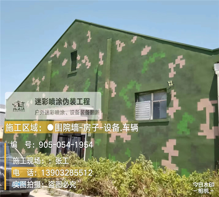 铜川外墙数码迷彩漆施工报价清单（100㎡标准墙面测算）